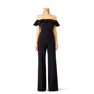 Jay Godfrey Black Biondi Jumpsuit- 4p